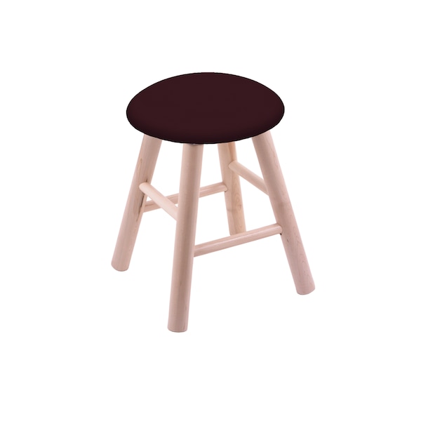 Maple Vanity Stool, Natural Finish, Canter Sand Seat
